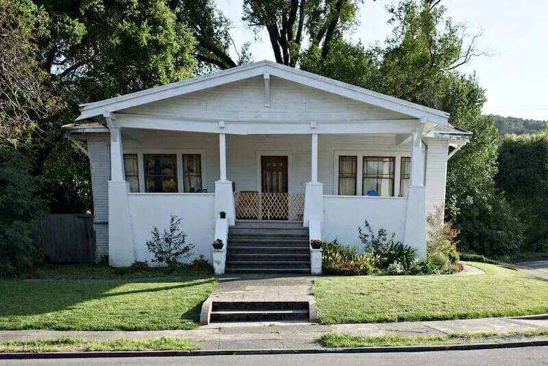 A renovated Columbus, Georgia house after restoration work