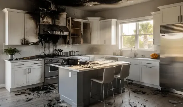 Fire damaged house in Georgia bought as-is for cash